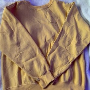 JOHN GALT BRANDY MELVILLE YELLOW “HONEY” SWEATSHIRT SIZE SMALL